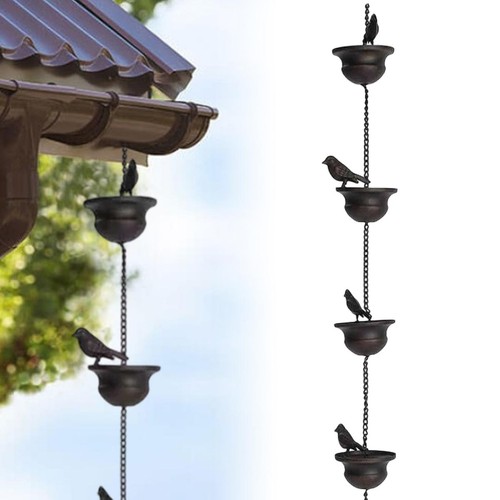 Garden gutter rain - chain, with