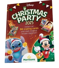 Morrisons Disney Christmas Party Trading Cards Album 2025