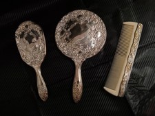Silver plated dressing table
