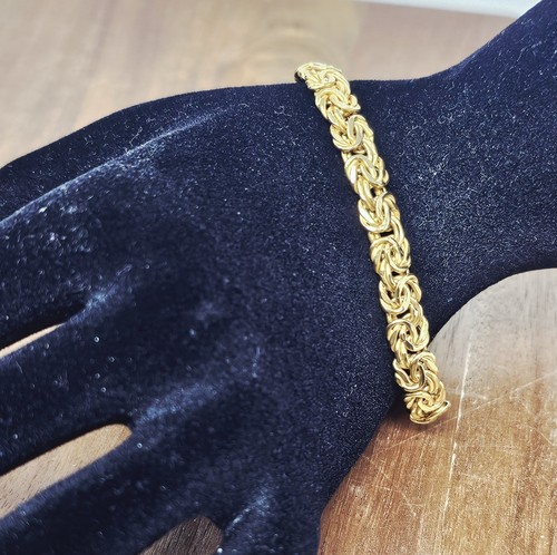 14k yellow gold byzantine - 14k,