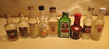 Miniature Empty Bottles X 9