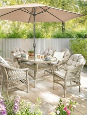 Venice 6 Seater Dining Set Modern and Comfortable Outdoor Furniture