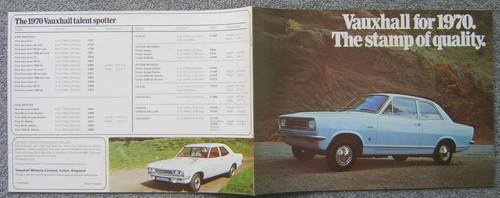 Vauxhall range viva victor - vauxhall,
