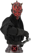 OFFICIAL STAR WARS DARTH MAUL SUPER BUST FIGURE FIGURINE NEW BOX ABY