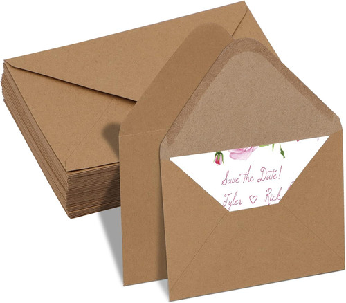 Kraft fleck envelopes 114mm - fleck,