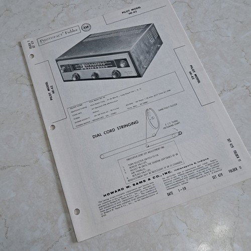 Pilot radio receiver - hf-42,