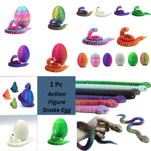 Printed snake movable joint - 3d,