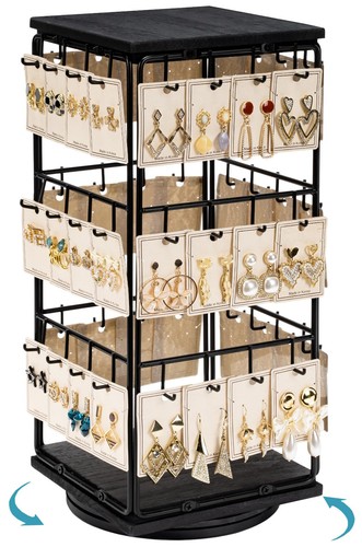 360 rotating earring display - 360,