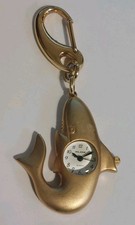 Beautiful Klox Dolphin Shaped Quartz Key Chain Watch