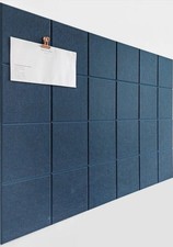 Large Cork Board Alternative，Felt Bulletin Board with Removable Adhesive Tabs 