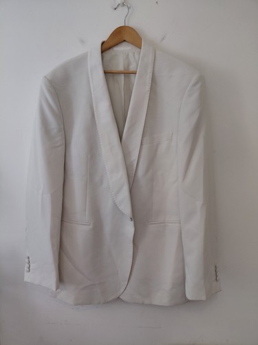 Vintage cream tuxedo blazer - cream,