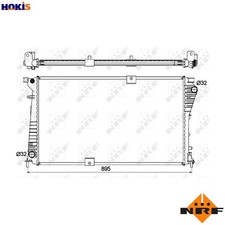RADIATOR ENGINE COOLING 53123