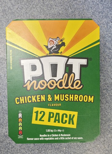 Pot noodle chicken - noodle, mushroom