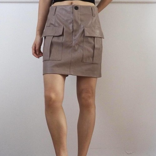 Zara beige faux - zara, leather