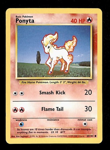 Ponyta base set - base,