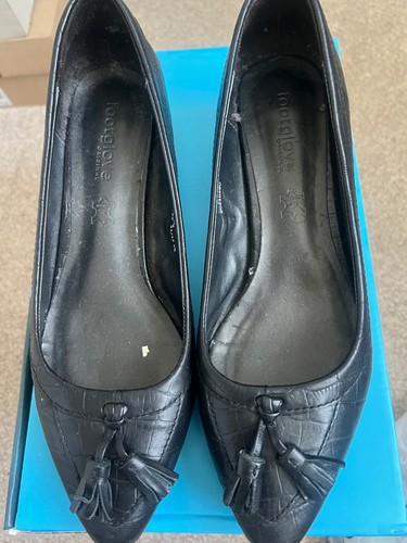 Ladies leather black - m,