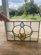 Antique Art Nouveau Stained