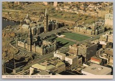 Postcard Parliament Hill Ottawa Aerial Photo City View Ontario Unposted USA