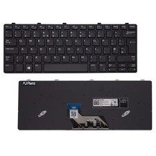New Replacement  Dell Latitude 3380 Laptop Keyboard Black UK Layout With Frame