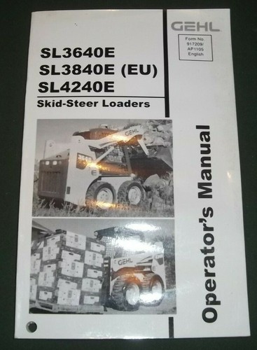 Gehl 3640e 3840e - sl-3640e, sl-3840e