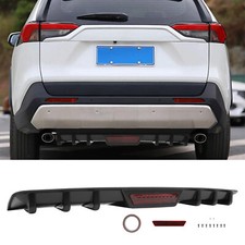 Car Rear Lower Bumper Diffuser Spoiler Splitter Lip Body Kit For Toyota RAV4