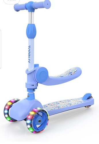 Kids scooter big wheels girls - scooter,
