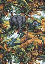 Fat Quarter Deep In The Jungle
