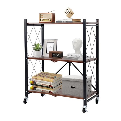 Tier folding metal - metal, shelving