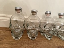 Crystal Skull Decanter Bottles x10 