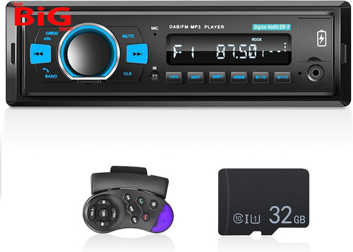 Dab car radio single din - single,