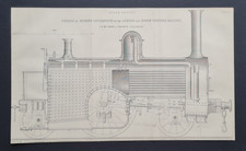 Large Antique c.1880 Print -