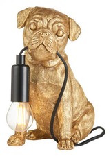 Table Light Gold Pug Puppy