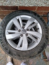 VOLKSWAGEN POLO MK6 A06 17-21 15" 5 TWIN SPOKE ALLOY WHEEL 5.5JX15H2 ET40