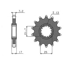 Steel Sprocket P525 D15
