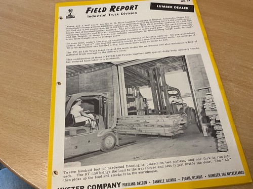 1950 hyster company usa - 1950’s,