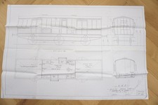 LNWR Brake Van Drawing Technical Railway Diagram Loco