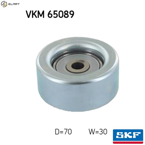 Deflectionguide pulley vribbed - pulley,