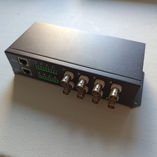 8 Channel Passive BNC Balun for Analogue Cameras CCTV Equipment