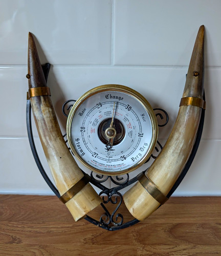 Vintage british aneroid - vintage,