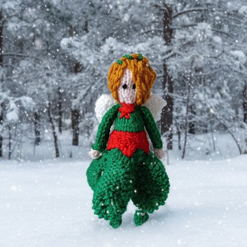 Pinella knitted fairy - a,
