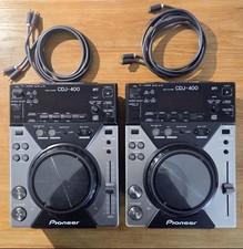 Pioneer CDJ-400 Digital DJ USB MP3 CD Player Deck Turntable (Pair)