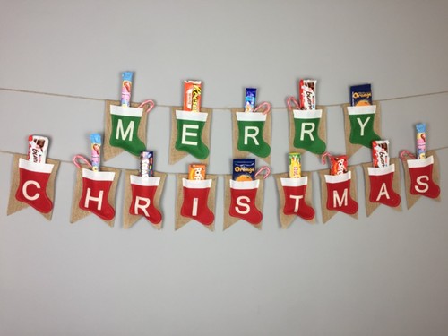 Merry christmas hessian - merry,