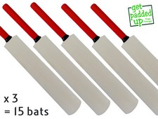 Miniature Cricket Bats x 15, Mini Autograph, 16.5 inch, 7 Colours, Free Postage