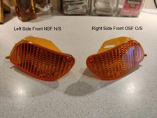 Pair of front indicators ford focus Mk1 Passenger (left) and Driver side (right)