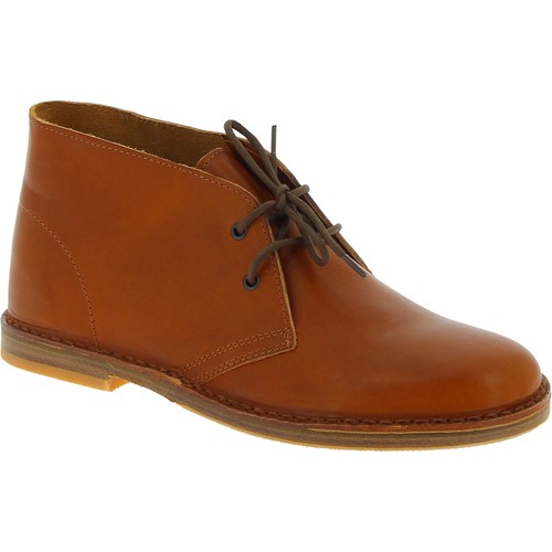 Men tan leather - leather, boots