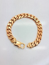 9ct yellow solid gold curb - 9ct,