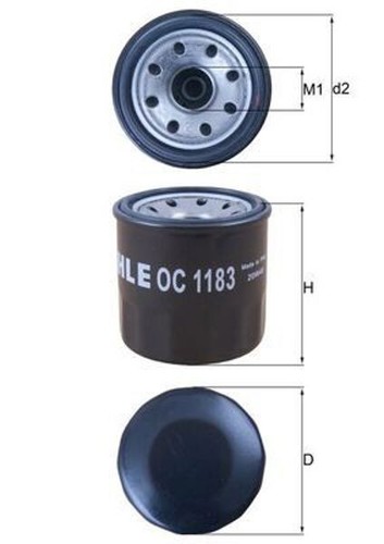 Oil filter fits mazda - oil, saloon