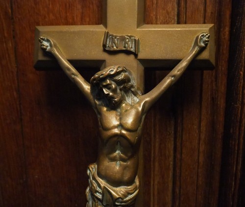 Large antique religious wall - large,