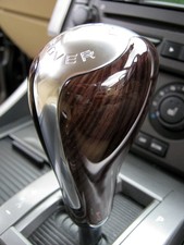 Gear Knob dark Zebrano Wood