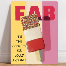 Fab Ice Lolly Retro Ice Cream
